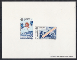ANDORRE - N° 402/403 - EUROPA 1991 - Observatoire Et Sattelite - Epreuve Collective. - Other & Unclassified