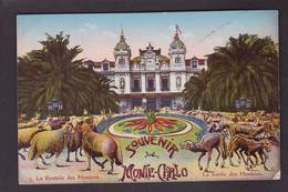 CPA Monaco Monte Carlo Jeu Satirique Caricature Casino Circulé Moutons - Monte-Carlo