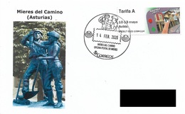 SPAIN. POSTMARK MIERES DEL CAMINO (ASTURIAS) 2020 - Andere & Zonder Classificatie