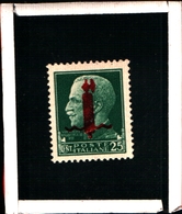 91051) ITALIA-25C.- Emissione "imperiale" Con Soprastampa Diversa - 1944  -MNH**- - Andere & Zonder Classificatie