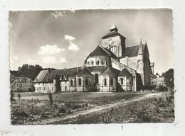 JC , Cp, 36 ,FONTGOMBAULT , Chevet De L'église Abbatiale Et Batiments Conventuels ,  Vierge , Ed. Mage - Autres & Non Classés