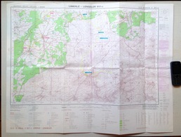 ©1988 LIMERLE Gouvy LENGELER Burg-Reuland CARTE D ETAT MAJOR STEINBACH WATHERMAL LENGELER MALSCHEID RETTIGNY S393 - Gouvy