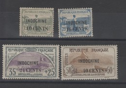 Indochine - Surchargé -  Série .Orphelin ( 1919 )  N°92/93  Neufs N°90/91avec Charniére - Autres & Non Classés