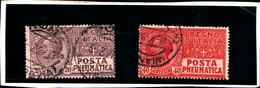91060) ITALIA-Pneumatica Tipo Leoni - POSTA PNEUMATICA - Ottobre 1925-USATI - Poste Pneumatique