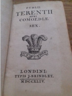 Publii Terentii Afri Comoediae Sex Brindley 1744 - 1701-1800