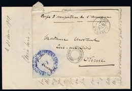 Indochine Lettre Avec Le Contenu CORPS D'OCCUPATION DE L'ANNAM CORPS EXP.  HUE  COCHINCHINE 1901 - Cartas & Documentos