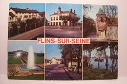 FLINS-SUR-SEINE   - MULTIVUES  - ( Pas De Reflet Sur L'original ) - Flins Sur Seine