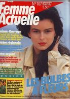 FEMME ACTUELLE DU 13 Au 19 Octobre 1986 - No 107 - - Medicine & Health