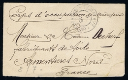 MADAGASCAR ENVELOPPE CORPS DE OCCUPATION DE MADAGASCAR , CACHET TAMATAVE 1898 - Lettres & Documents