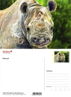 South Africa - 2014 Big Five Rhino Postcard Mint - Rhinoceros