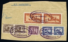 INDOCHINE PART OF COVER : SHIPCANCEL SS BARENTZS, KONINKLIJKE PAKKETVAART MAATSCHAPPIJ - Covers & Documents