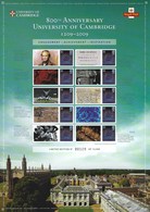 Gran Bretagna, 2009 CS6 800° Ann. Dell' Università Di Cambridge, Smiler, Con Custodia, Perfetto - Personalisierte Briefmarken