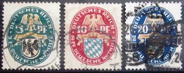 ALLEMAGNE  EMPIRE                    N° 368/370                     OBLITERE - Used Stamps