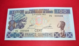 GUINEE GUINEA 100 FRANCS 2012 - UNC - NEUF - FDS - Guinée
