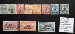 005 - PORT SAID " Serie Completa Y.eT. 69/79 Timbres De 1902 Surcharges  " Nuovi MLH - Unused Stamps