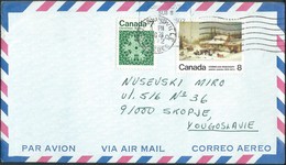 Canada Letter Via Yugoslavia 1972 - Motive Stamps : 1972 Art , Cornelius Krieghoff, Painter - Brieven En Documenten
