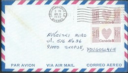 Canada Letter Via Yugoslavia 1972 - Motive Stamps 1972 World Health Day - Covers & Documents