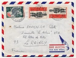 Côte D'Ivoire => Env. Depuis Abidjan Plateau. - 15/03/1967 - Affranchissement Composé - Côte D'Ivoire (1960-...)