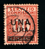 91071) ITALIA-1 L. Su 60 C.Cifra Entro Un Cerchio - Servizio Commissioni - USATO - Andere & Zonder Classificatie