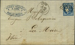 GC 2145 / N° 46 Foncé Càd T 16 LYON (68). 1871. - TB. - 1870 Emisión De Bordeaux