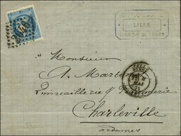 GC 2046 / N° 46 Piquage De Lille Càd T 17 LILLE (57). 1871. - TB. - R. - 1870 Emisión De Bordeaux