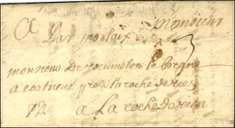 Lettre Avec Texte Daté De Quimper Le 19 Juillet 1696 Taxée 3. - TB. - 1701-1800: Precursores XVIII