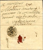 Marque De Port Payé Orné (L N° 31) Au Verso D'une Lettre Avec Texte Daté Du 29 Janvier 1701 Pour Valenciennes. - SUP. -  - Other & Unclassified