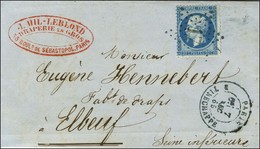 Etoile Bleutée 17 / N° 22 Càd Bleuté PARIS / R. TIRECHAPPE. 1865. - TB / SUP. - Sonstige & Ohne Zuordnung