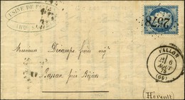 GC 2578 / N° 60 Càd T 17 FALLON (69) (remplaçant De Mulhouse). 1875. - SUP. - Other & Unclassified