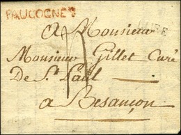 FAUCOGNEY Rouge (non Signalé) (L N° 2 33mm) + LURE Rare Service Postal Secondaire. 1789. - TB / SUP. - RR. - Altri & Non Classificati
