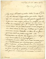 Archive Monneron : Pondichéry - Période : 1752-1792. - Altri & Non Classificati