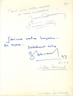 BÉCAUD Gilbert, François Silly Dit (1927-2001), Chanteur, Compositeur Et Pianiste. - Sonstige & Ohne Zuordnung