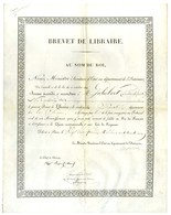 BREVET DE LIBRAIRE. - Altri & Non Classificati