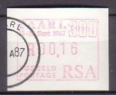 RSA , ATM 4 , O  (L 1030) - Vignettes D'affranchissement (Frama)