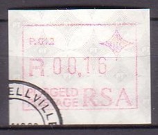 RSA , ATM 6 , O  (L 1031) - Frankeervignetten (Frama)