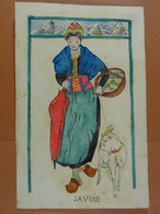 Folklore (carte Faite Main) Savoie - Personnages