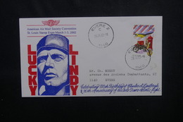 BELGIQUE - Enveloppe Commémorative Sur Charles Lindbergh En 2002 - L 54051 - Brieven En Documenten