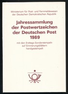 DDR Ersttagsblatt-Jahressammlung 1989 Komplett Mi. 220,- - Other & Unclassified