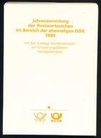 DDR Ersttagsblatt-Jahressammlung 1990 Komplett Mi. 220,- - Autres & Non Classés