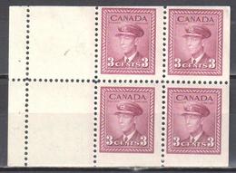 Canada 1943 - Mi.H-Bl.42 - MNH(**) - Paginas De Cuadernillos