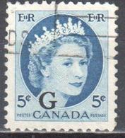 Canada 1956 - Official Stamps - Mi.O47 - Used - Overprinted