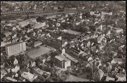 D-33330 Gütersloh - Innenstadt - Bahnhof - Railway - Train - Orginal Luftfoto - Air View ( 60er Jahre) - Gütersloh