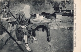 Delcampe - CPA SUISSE  Grottes De St Béat Sur Le Lac De Thoune (avec Représentation De St Beat) - Thun