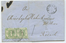 1863 AD Thurn & Taxis Brief Eisfeld Nach Rodach - Brieven En Documenten