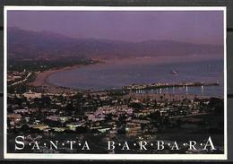 SANTA  BARBARA    -   1993 .      Vue  Générale  La  Nuit - Santa Barbara