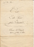 Acte Notarié 1er Juin 1823 - Vente à François Lemarchand Par Me Davoult (Champs à St Pierre La Vieille, Crapouville) - Manuscripts