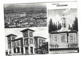 3818 - SALUTI DA AVEZZANO 3 VEDUTE 1953 - Avezzano