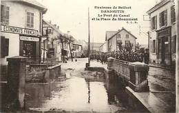 -dpts Div.-ref-AR415- Territoire De Belfort - Danjoutin -pont Du Canal - Place Monument - Economats Français - Militaria - Danjoutin