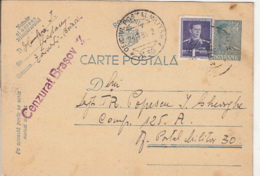 WW2, CENSORED BRASOV NR 20, ARMY POST OFFICE NR 30, KING MICHAEL PC STATIONERY, ENTIER POSTAL, 1942, ROMANIA - 2de Wereldoorlog (Brieven)