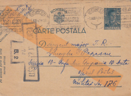 WW2, CENSORED BUCHAREST NR 74/B2, KING MICHAEL PC STATIONERY, ENTIER POSTAL, 1942, ROMANIA - Cartas De La Segunda Guerra Mundial